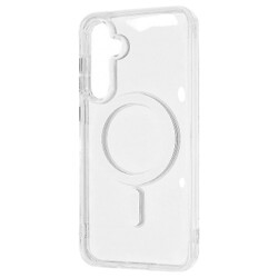 Чехол (накладка) Samsung Galaxy S24, Wave Clear Case, MagSafe, Прозрачный