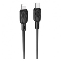 USB кабель Borofone BX113 Apple iPhone SE 2022 / iPhone 14 Pro Max / iPhone 14 Plus / iPhone 14 Pro / iPhone 14 / iPhone 13 Pro / iPhone 13 Mini / iPhone 13 / iPhone 13 Pro Max / iPhone 12 Mini / iPhone 12 Pro Max, Lightning, 2.0 м., Черный