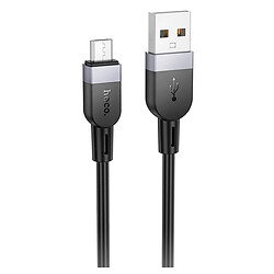 USB кабель Hoco X109, MicroUSB, 2.0 м., Чорний