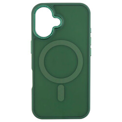 Чехол (накладка) Apple iPhone 16, Space Color Matte, MagSafe, Dark Green, Зеленый