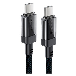 USB кабель Acefast C12-03, Type-C, 1.2 м., Черный