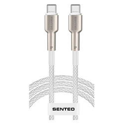 USB кабель SENTEO SM-03 Iron, Type-C, 1.0 м., Белый