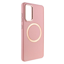 Чехол (накладка) Samsung A355 Galaxy A35 / A356 Galaxy A35 5G, Bonbon Metal Style, MagSafe, Light Pink, Розовый