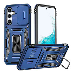 Чехол (накладка) Samsung Galaxy S25, Epik Camshield Army Ring, Navy, Синий