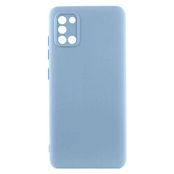 Чехол (накладка) Samsung A315 Galaxy A31, GETMAN Liquid Silk, Lilac Blue, Голубой