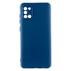 Чохол (накладка) Samsung A315 Galaxy A31, GETMAN Liquid Silk, Navy Blue, Синій