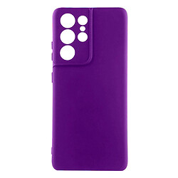 Чехол (накладка) Samsung Galaxy S22 Ultra, GETMAN Liquid Silk, Ultra Violet, Фиолетовый