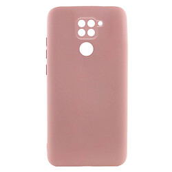 Чехол (накладка) Xiaomi Redmi 10X / Redmi Note 9, GETMAN Liquid Silk, Pink Sand, Розовый