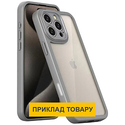 Чехол (накладка) Apple iPhone 16, Epik Transparent + Colour, Серый