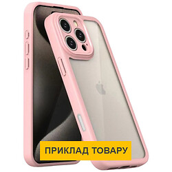 Чехол (накладка) Apple iPhone 16, Epik Transparent + Colour, Розовый