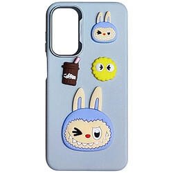 Чехол (накладка) Samsung A055 Galaxy A05, Epik Leather Toys, Голубой