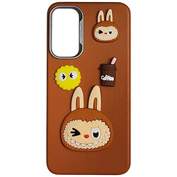 Чохол (накладка) Samsung A055 Galaxy A05, Epik Leather Toys, Коричневий