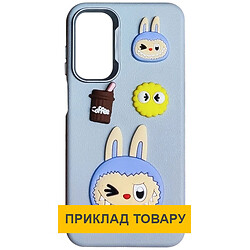 Чохол (накладка) Samsung A065 Galaxy A06, Epik Leather Toys, Блакитний