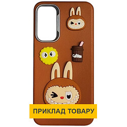 Чохол (накладка) Samsung A065 Galaxy A06, Epik Leather Toys, Коричневий