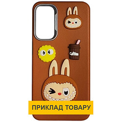 Чохол (накладка) Xiaomi Redmi 14C, Epik Leather Toys, Коричневий