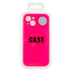Чохол (накладка) Apple iPhone 14, Glow Full Camera, Hot Pink, MagSafe, Рожевий - № 6