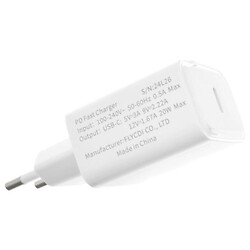СЗУ FLYCDI FA-013, Type-C, З кабелем, 3.0 A, Білий - № 3