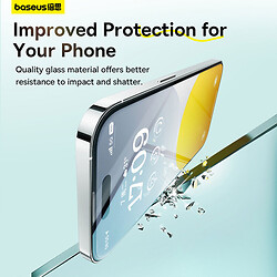 Защитное стекло Apple iPhone 14 Pro Max, Baseus, Обычное, Прозрачный - № 6