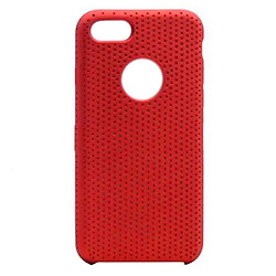 Чехол (накладка) Apple iPhone X / iPhone XS, Original Silicon Case, Перфорация, Красный