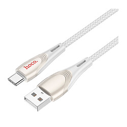 USB кабель Hoco U133 Monte, Type-C, 1.2 м., Сірий