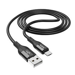 USB кабель Hoco X72 Creator, MicroUSB, 1.0 м., Чорний