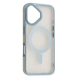 Чехол (накладка) Apple iPhone 16, Perfect Case, MagSafe, Titanium Light Blue, Голубой