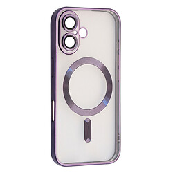 Чехол (накладка) Apple iPhone 16, FIBRA Chrome, Deep Purple, Фиолетовый