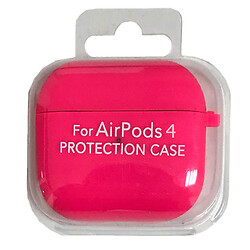 Чохол (накладка) Apple AirPods 4, Silicone Classic Case, Hot Pink, Рожевий