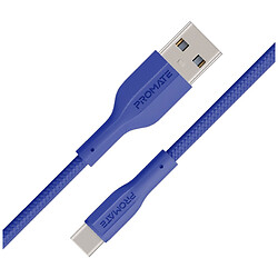 Кабель Promate xCord-AC, Type-C, 1.0 м., Синій