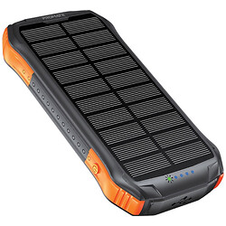 Портативна батарея (Power Bank) Promate SolarTank-10PDQi, 10000 mAh, Чорний