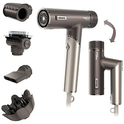 Фен Shark SpeedStyle Pro 4-in-1 Hair Dryer System HD542EU, Сірий