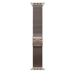 Ремінець Apple Watch 42 / Watch 44, Milanese loop Metal Lock, Titanium, Сірий