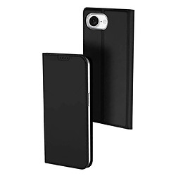 Чехол (книжка) Apple iPhone 16e, Dux Ducis Business card holder, Черный