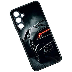 Чехол (накладка) Samsung A055 Galaxy A05, Marble and Art Glass Case, Black Car, Рисунок