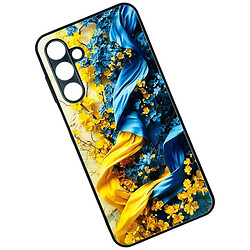 Чехол (накладка) Samsung A055 Galaxy A05, Marble and Art Glass Case, Ukraine Flowers, Рисунок