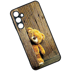 Чохол (накладка) Samsung A055 Galaxy A05, Marble and Art Glass Case, Teddy Bear, Малюнок