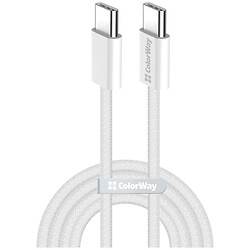 USB кабель ColorWay CW-CBPDCC068-GR, Type-C, 2.0 м., Серый