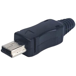 Штекер mini-USB 5pin з корпусом із кабельним введенням