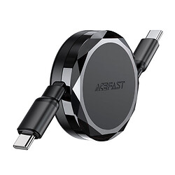 USB кабель AceFast C13-03, Type-C, 0.8 м., Чорний