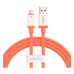 USB кабель Baseus P10368803731-00 Apple iPhone SE 2022 / iPhone 14 Pro Max / iPhone 14 Plus / iPhone 14 Pro / iPhone 14 / iPhone 13 Pro / iPhone 13 Mini / iPhone 13 / iPhone 13 Pro Max / iPhone 12 Mini / iPhone 12 Pro Max, Lightning, 1.0 м., Оранжевый