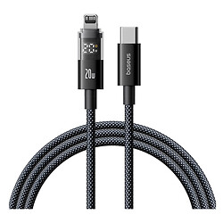 USB кабель Baseus P10382703121-00 Display 2 Apple iPhone SE 2022 / iPhone 14 Pro Max / iPhone 14 Plus / iPhone 14 Pro / iPhone 14 / iPhone 13 Pro / iPhone 13 Mini / iPhone 13 / iPhone 13 Pro Max / iPhone 12 Mini, Lightning, 1.0 м., Чорний