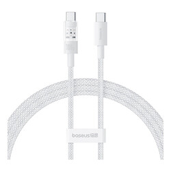 USB кабель Baseus P10373000211-01 Gem, Type-C, 2.0 м., Белый