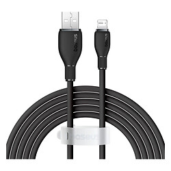 USB кабель Baseus P10355700221-00 Pudding Apple iPhone SE 2022 / iPhone 14 Pro Max / iPhone 14 Plus / iPhone 14 Pro / iPhone 14 / iPhone 13 Pro / iPhone 13 Mini / iPhone 13 / iPhone 13 Pro Max / iPhone 12 Mini, Lightning, 2.0 м., Черный