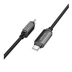 USB кабель Borofone BU53 Meteor, Type-C, 1.2 м., Чорний