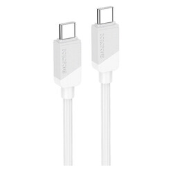 USB кабель Borofone BX107 Excellent, Type-C, 1.0 м., Белый