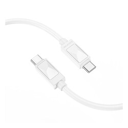 USB кабель Borofone BX109 Joy, Type-C, 1.0 м., Білий