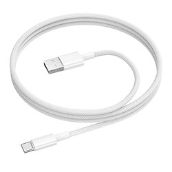 USB кабель Borofone BX117 Source, Type-C, 1.0 м., Белый