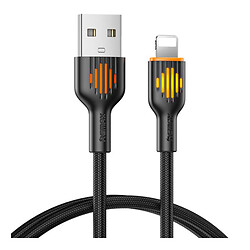 USB кабель Remax RC-C121 Moka Apple iPhone SE 2022 / iPhone 14 Pro Max / iPhone 14 Plus / iPhone 14 Pro / iPhone 14 / iPhone 13 Pro / iPhone 13 Mini / iPhone 13 / iPhone 13 Pro Max / iPhone 12 Mini / iPhone 12 Pro Max, Lightning, 1.0 м., Чорний