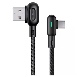 USB кабель Usams US-SJ569 U57, MicroUSB, 2.0 м., Чорний