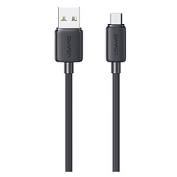 USB кабель Usams US-SJ690, MicroUSB, 1.0 м., Чорний